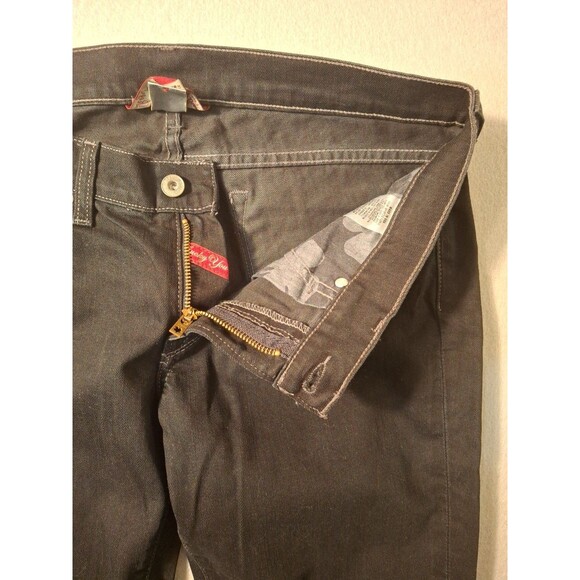 Lucky Brand Jeans Zoe Women's 10/30 Black Straight Stretch Cowgirl Mom 34/33 - Picture 11 of 15